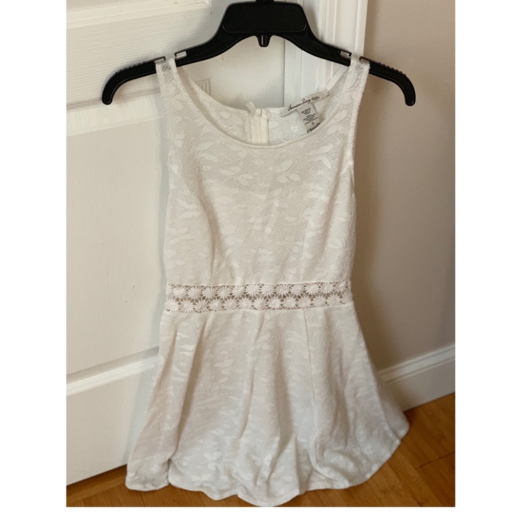 American Rag-Macy’s White Flowered Dress